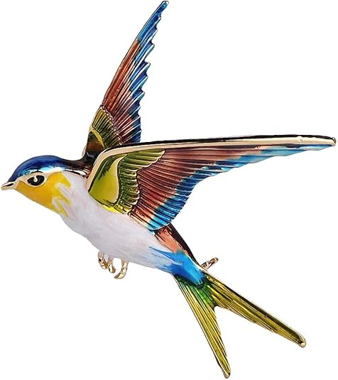 Brosa randunica aurie in zbor RAINBOW [3]