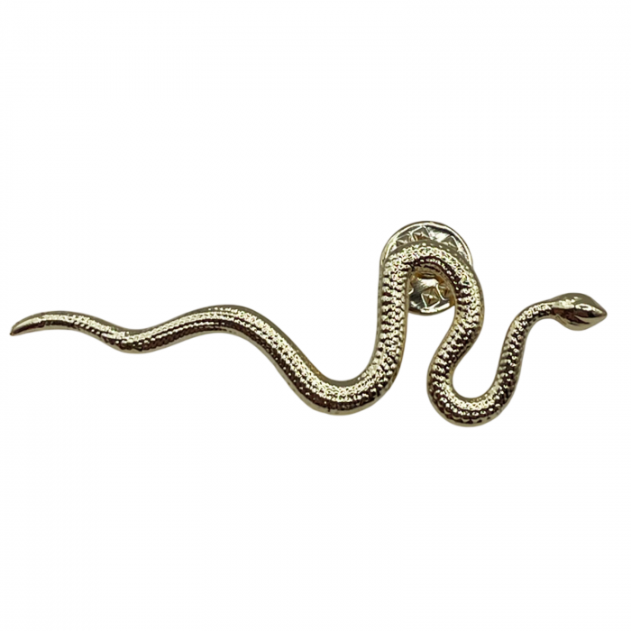 Brosa Sarpe DUFFY, Auriu, 7cm [1]