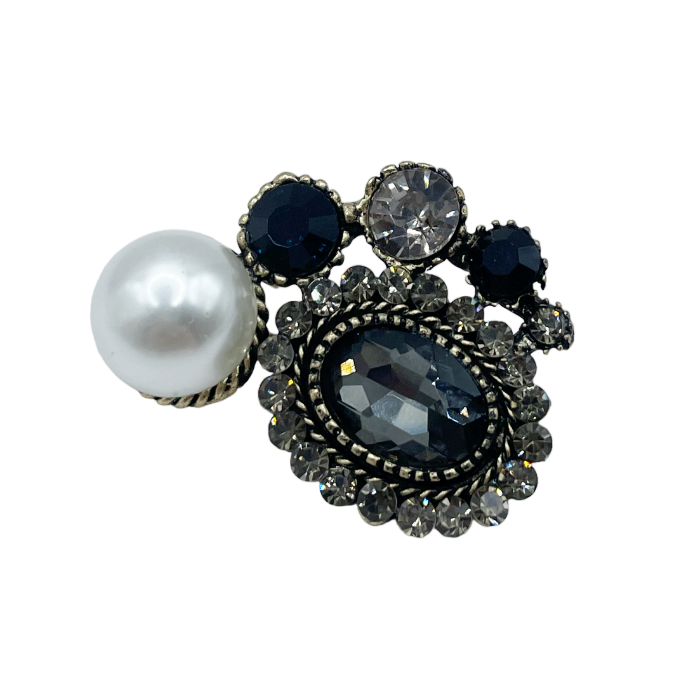 Brosa VINTAGE FRANCINE, Auriu, 4cm [2]