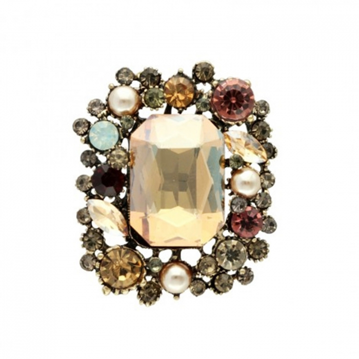 Brosa VINTAGE MARGARET, Auriu [2]