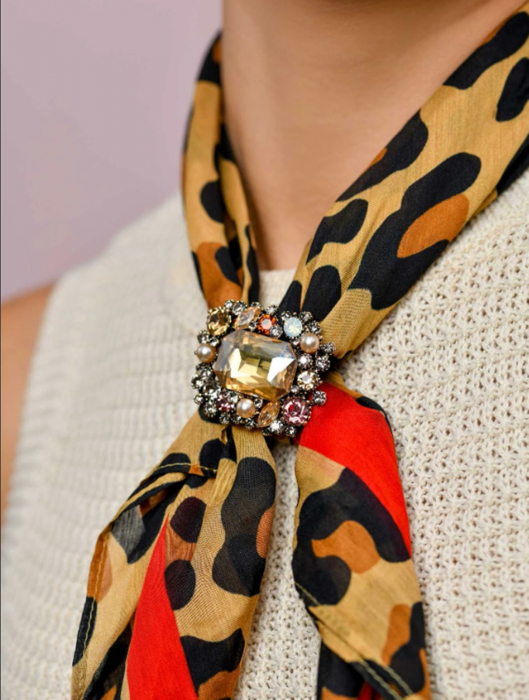 Brosa VINTAGE MARGARET, Auriu [5]