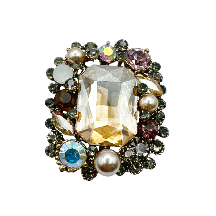 Brosa VINTAGE MARGARET, Auriu [3]