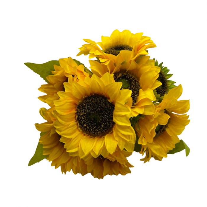 Floarea Soarelui artificiala CYRUS, Galben, 30cm [2]