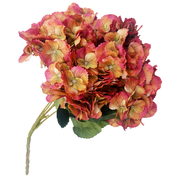 Buchet hortensii artificiale CORAL GARDEN 45 cm [2]