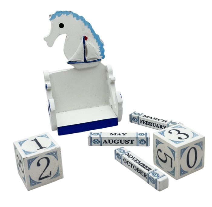 Calendar din lemn NAUTICAL, 7x12cm [3]