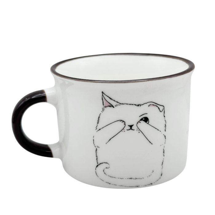 Cana alba - design Pisica NAMY [2]