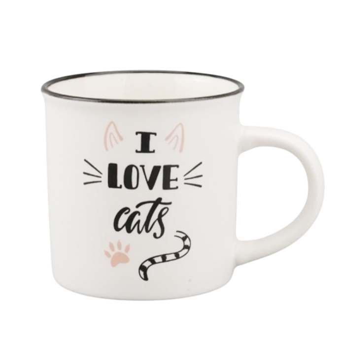 Cana alba - design Pisica SAMMY [3]