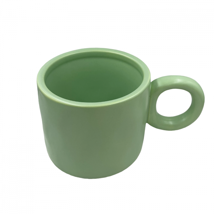 Cana ceramica MEL, Verde, 400ml [2]