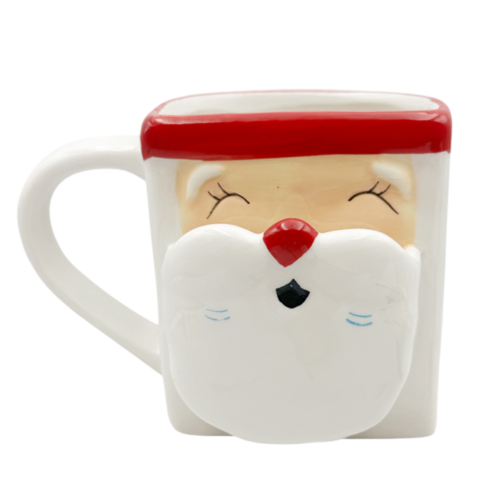 Cană ceramică Moș Crăciun cu buzunar pentru biscuiti SEASON [2]