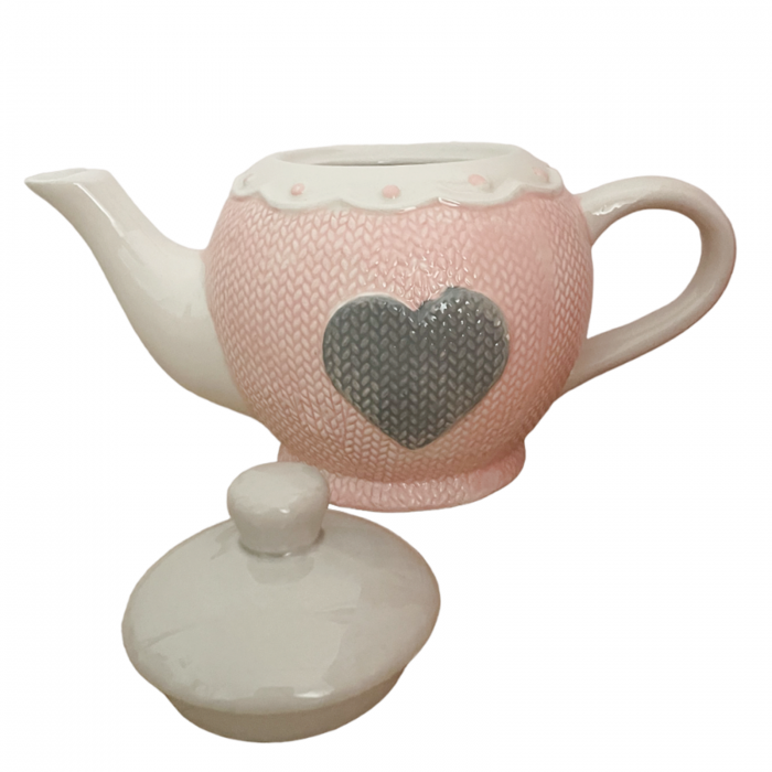 Ceainic ceramica SWEET TEA, Roz, 750ml [2]
