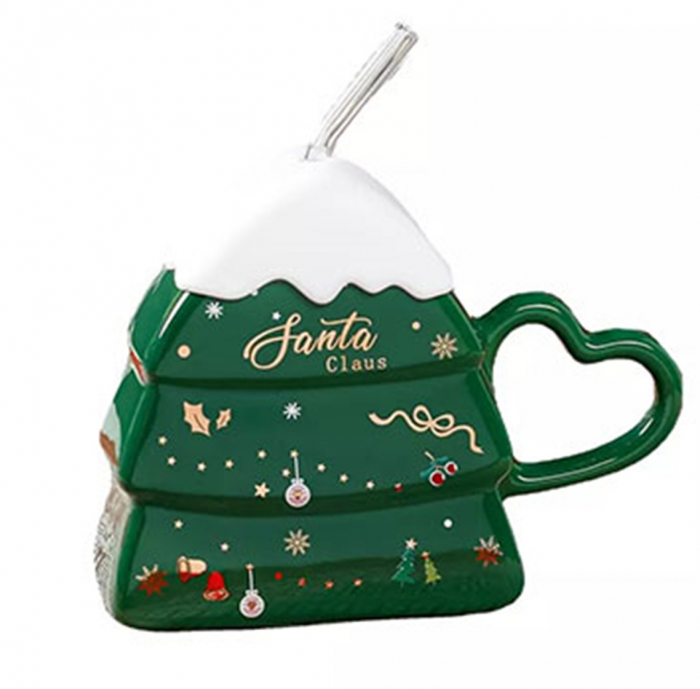 Set Cana Craciun cu pai MAGIC, Verde, 420ml [1]