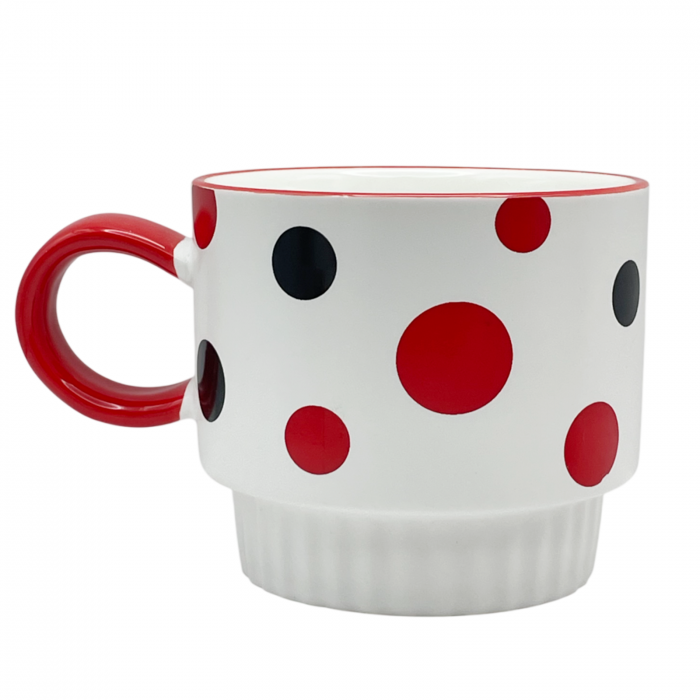 Cana cu Pisica MISTY DOTS, 300ml [2]