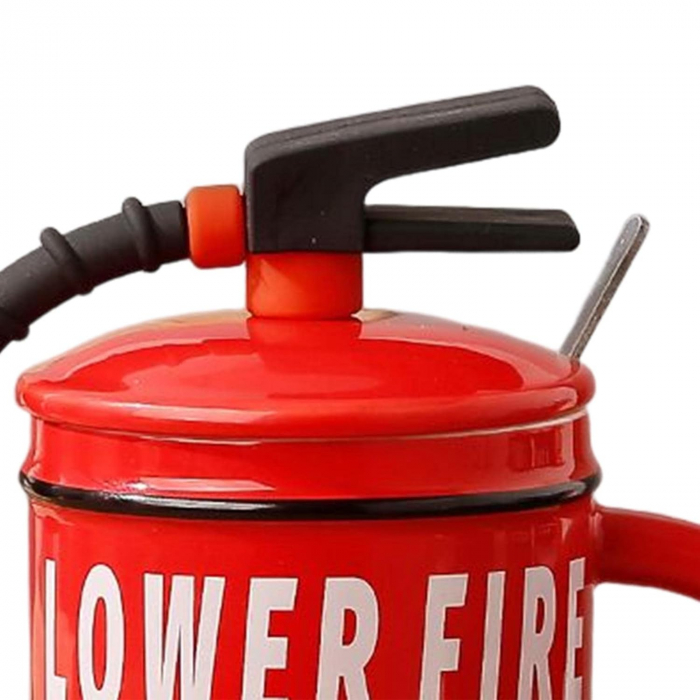 Cana cu capac EXTINGUISH FIRE, Portocaliu, 450ml [4]