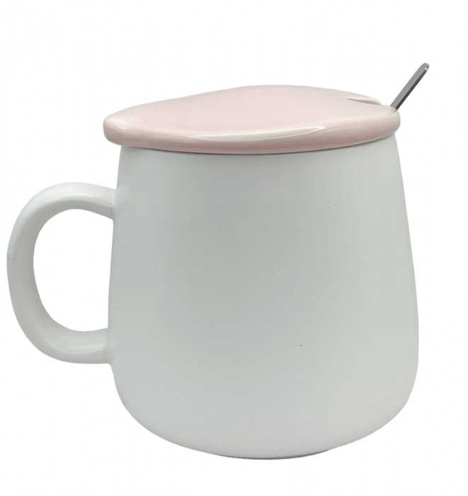 Cana cu Iepure FIFFY, 350ml, Cu capac si lingurita [3]