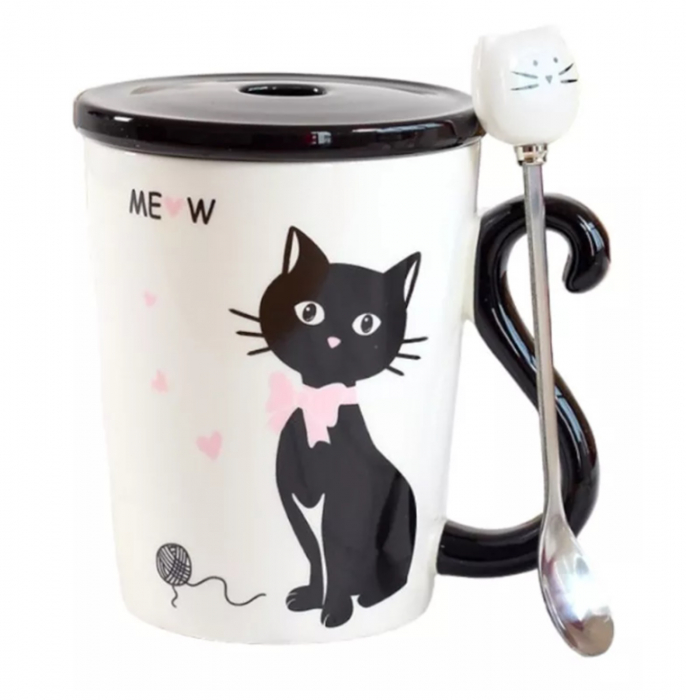 Cana cu capac, PISICA LUCY, 300ml [5]