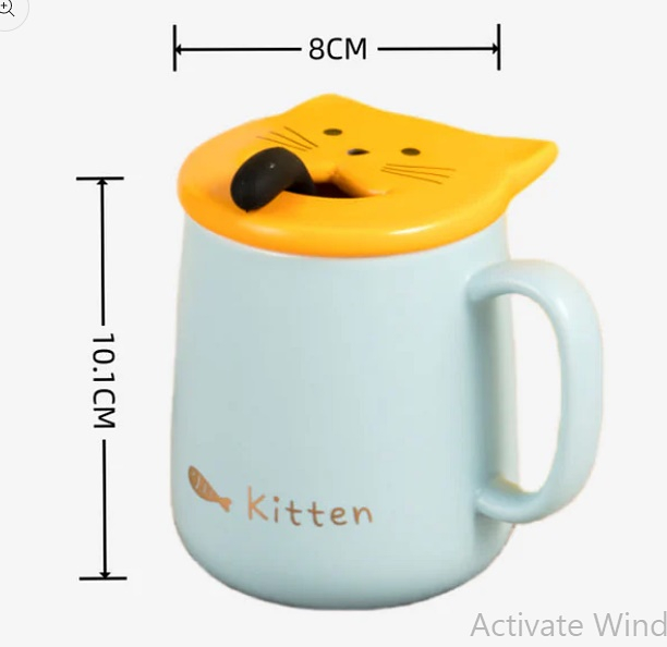 Cana cu capac, PISICA MARTY, 400ml [6]