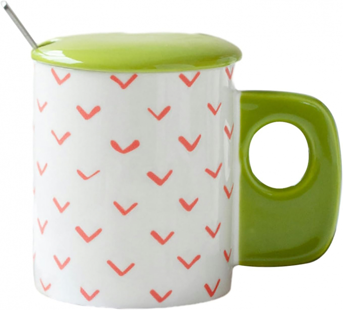 Cana cu capac VIGO, Verde, 350ml [1]