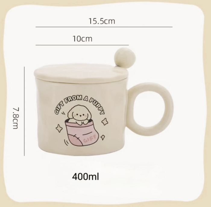 Cana cu Catel GIFT FROM A PUPPY, 400 ml [2]