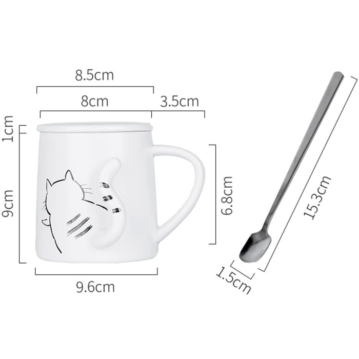 Cana cu Pisica RUDY, 350 ml [3]