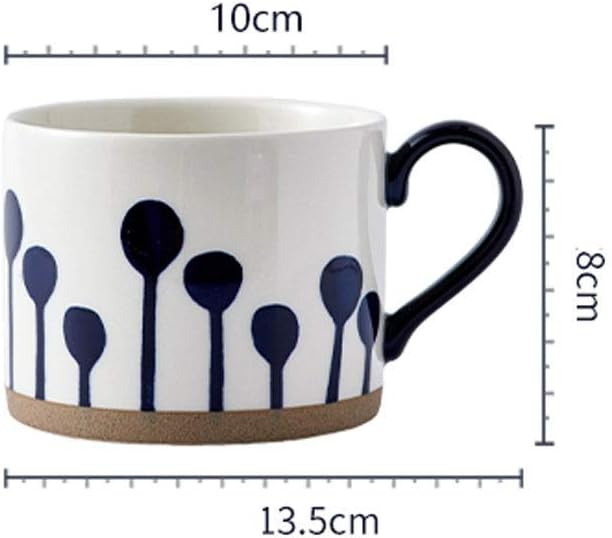 Cana de cafea AKSEL, Albastru, 450ml [8]