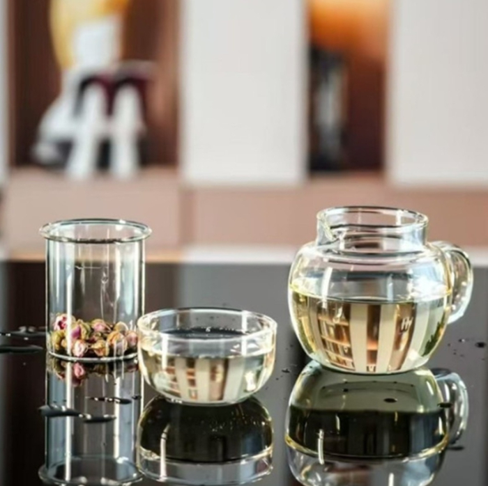 Cana de ceai YANI din sticla termorezistenta 350 ml - Cu infuzor [2]