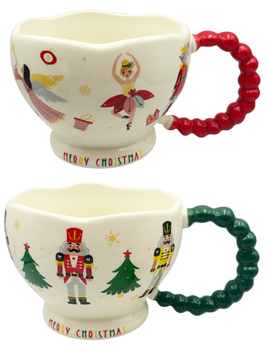 Set 2 Căni Crăciun Balerina & Spărgătorul de Nuci MAGIC [1]