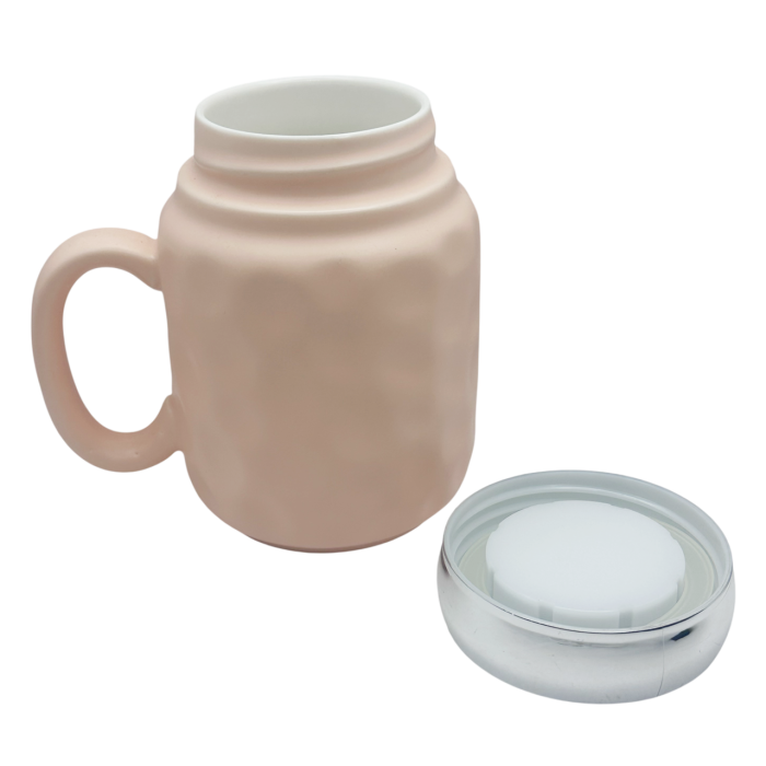 Cana de voiaj NATURE 400 ml, Cu capac, Ceramica [2]