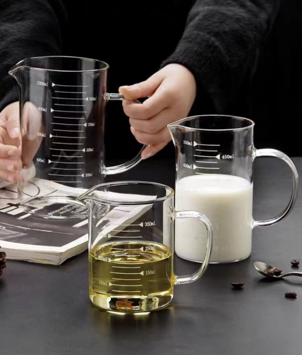 Cana gradata din sticla borosilicata MAJA, 350ml [5]