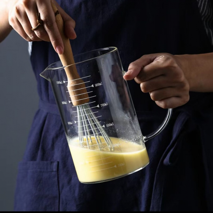 Cana gradata din sticla borosilicata MAJA, 350ml [4]