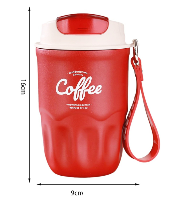 Cana termos rosie din inox 360ml, cu afisaj de temperatura [6]
