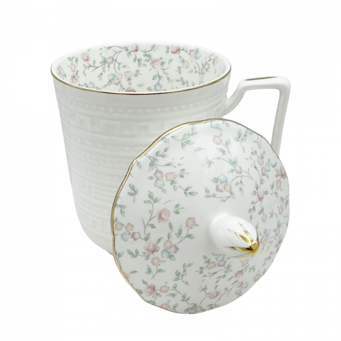 Cana portelan cu infuzor si capac VERONIQUE, 350ml [2]