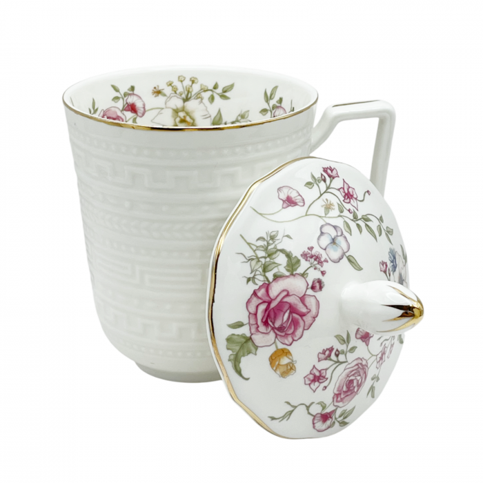 Cana portelan cu infuzor si capac KATHERINE, 350ml [2]