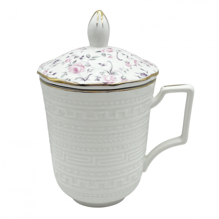 Cana portelan cu infuzor si capac ADELE, 350ml [1]