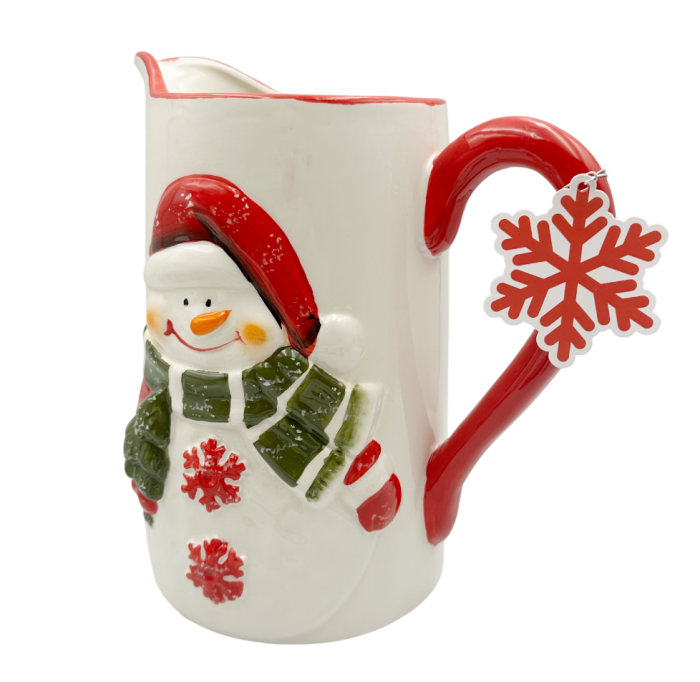 Carafa Ceramica SEASON cu Om de Zăpadă – Decor Crăciun [2]