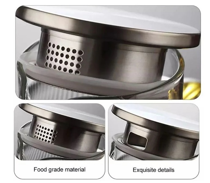 Carafa sticla borosilicata JONAS, Capac cu filtru, 1500 ml [3]