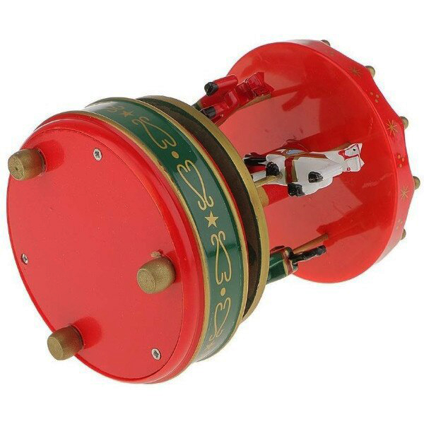 Carusel muzical HORSES, Rosu/ Verde [2]