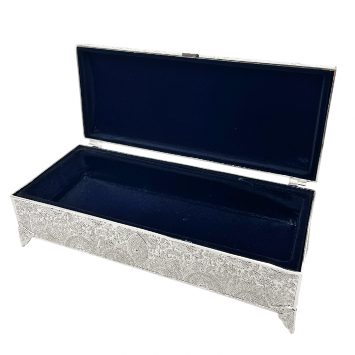 Caseta bijuterii CHLOE, 22x9.5x7cm, Argintiu [4]