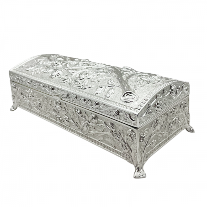 Caseta bijuterii PHOEBE, 22.5x10x8cm, Argintiu [1]