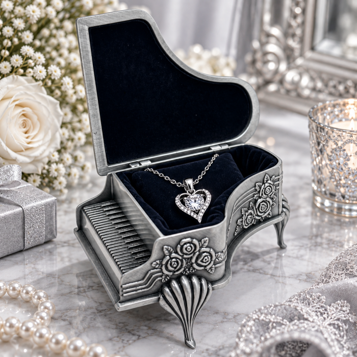 Caseta pentru bijuterii PIANO ANTIQUE - Pian din antimoniu [5]