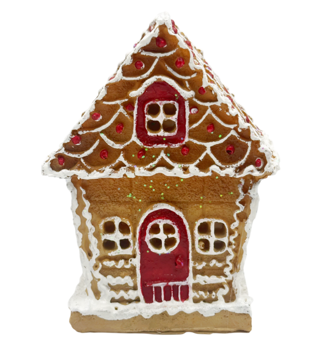 Căsuță Turtă Dulce cu LED-uri SNAPPY– Decorațiune Veselă de Crăciun [2]