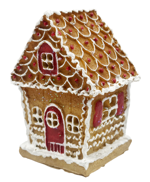 Căsuță Turtă Dulce cu LED-uri SNAPPY– Decorațiune Veselă de Crăciun [1]