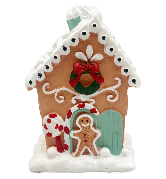 Căsuță Turtă Dulce cu led-uri TASTY– Decorațiune Veselă de Crăciun [2]