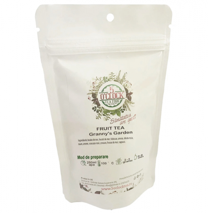 Ceai de fructe GRANNY'S GARDEN, Cu mure si coacaze, 50g [3]