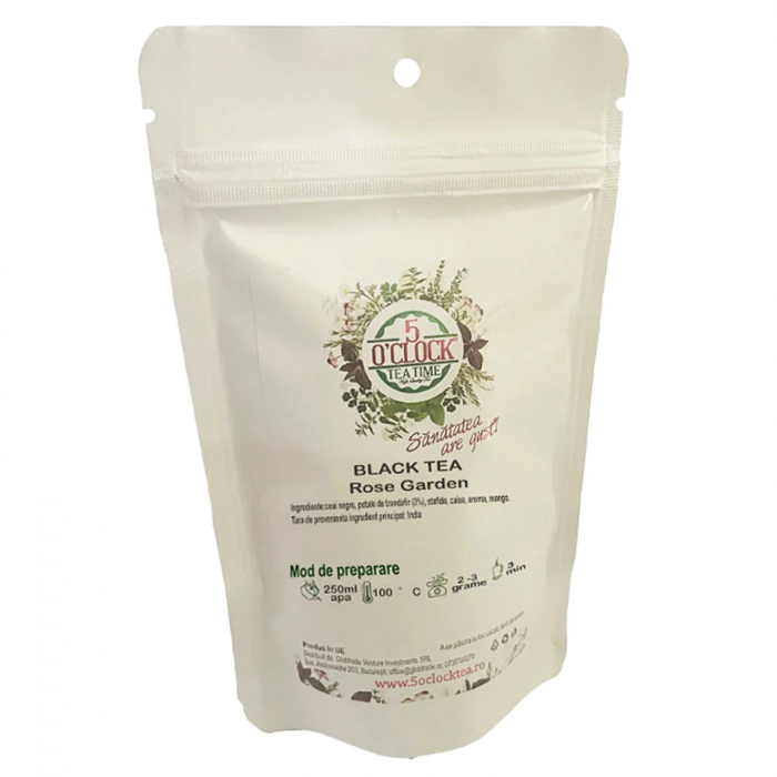 Ceai negru ROSE GARDEN, Cu trandafiri, 50g [3]