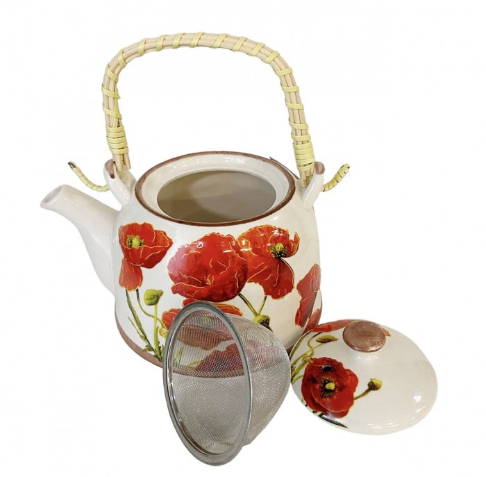 Ceainic cu infuzor PAPAVERO, 800ml, Portelan [2]