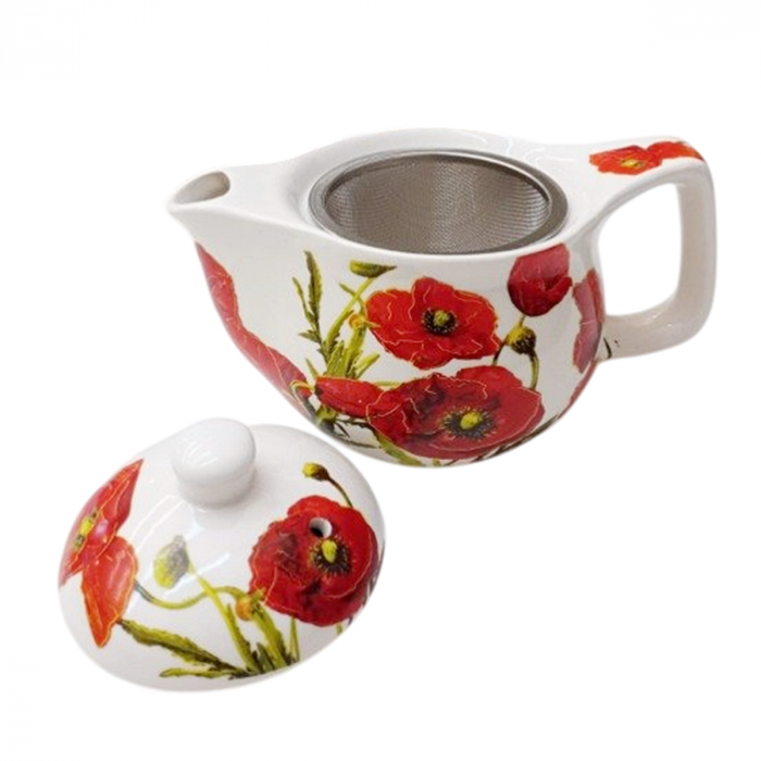 Ceainic cu infuzor PAPAVERO 350ml, Portelan [2]
