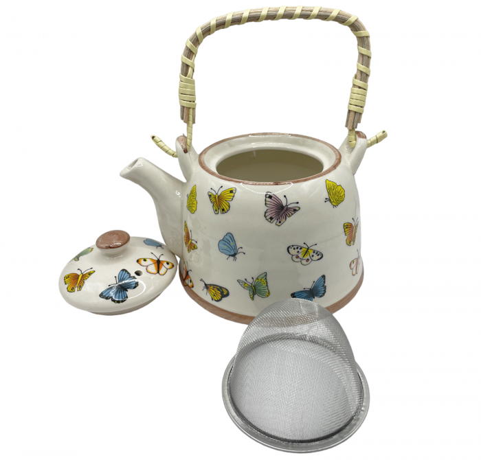 Ceainic cu infuzor Mariposa 800ml, Portelan [2]