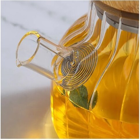 Ceainic sticla borosilicata STRIPES, 1000ml, Cu filtru [3]