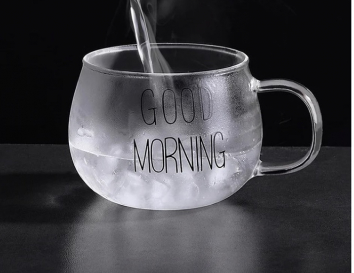 Cana sticla borosilicata GOOD MORNING, 350ml [3]
