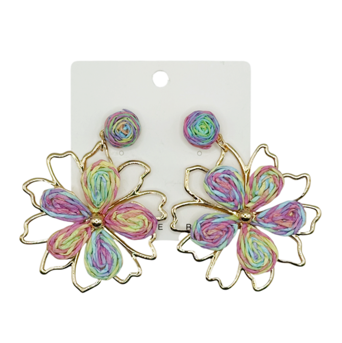 Cercei design floral MAGGY, Multicolor [1]